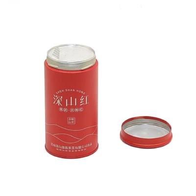 Tea Wedding Metal Tin Boxes Tin Offset Printing Can Moon Cake Square  Round