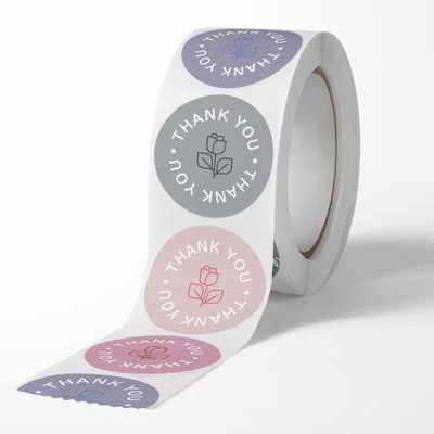 Bespoke Circle Label Sticker Packaging Custom Die Cut Vinyl Stickers Printing Bronzing