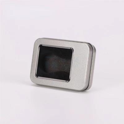 Tea Cake Tin Packaging Container Can With Lid Ultra Thin Boxes Square