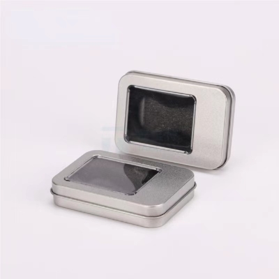 Blank Square Tea Tin Canisters Gift Box Packaging Metal For Cookies Empty