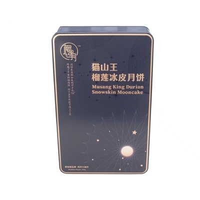 Stainless Steel Tin Box For Tea Packaging Transparent Window Tray Inside Book Shape