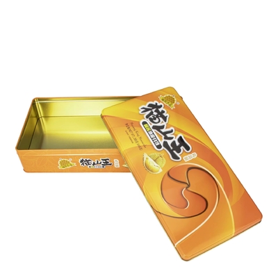 Small Square Metal Tin Boxes For Candle Large Round Moon Cake Packaging Round