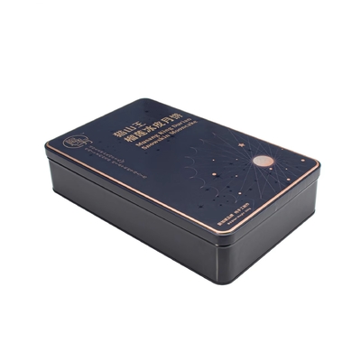 Wallet Metal Tin Boxes Container Square Biscuit Case Luxury Moon Cake Rectangular