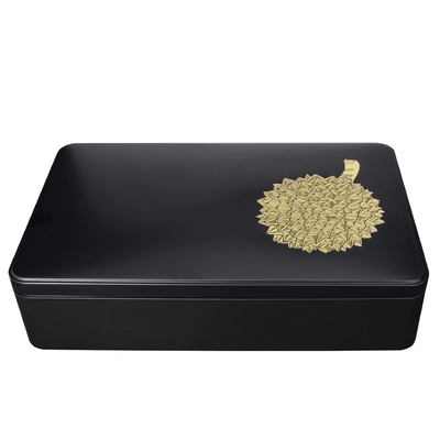 Storage Small Flat Metal Tin Boxes Round Metal Moon Nuts Cookie Cake