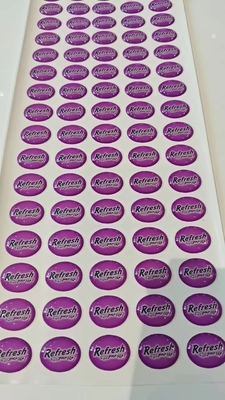 Epoxy Domed Labels Stickers Printing 3D Waterproof Custom Crystal Logo