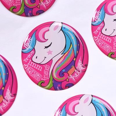 25mm Circle Epoxy Dome Sticker Suppliers 3d PE PP PVC PET  Waterproof