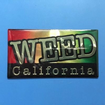 3D Gel Dome Sticker Epoxy Resin Labels Crystal Logo Holographic