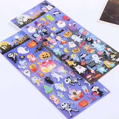 Holographic Glossy Die Cut Sticker Sheets Transparent Cute Kids Pregnancy Baby Paper Decorative