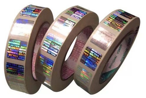 Custom Logo Packaging Hologram Label Sticker Gold Genuine Secure Printable