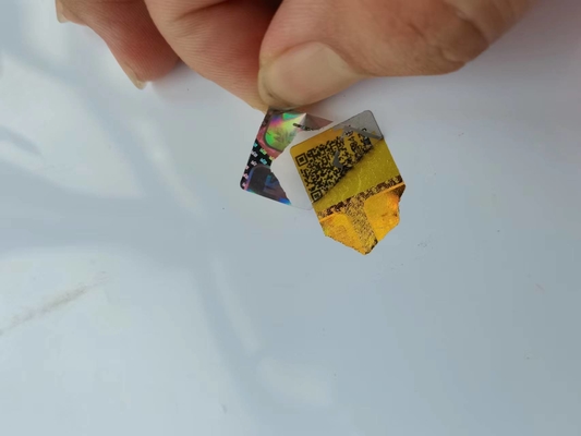 Waterproof Holographic Anti Counterfeit Sticker Film Labeling