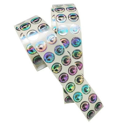 PET PVC BOPP Packaging Hologram Sticker Printing for Labels