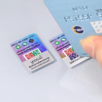 Custom 2D / 3D Printing Pass Hologram Sticker , PASS Void Hologram Sticker