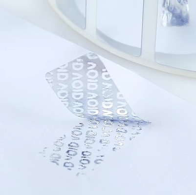 Anti Fake Adhesive 3D Hologram Security Label Void Anti Counterfeit Qr Code Make