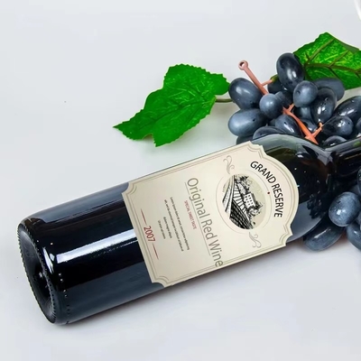 Vinyl Rectangle Wine Label Stickers With Temperature Resistance
