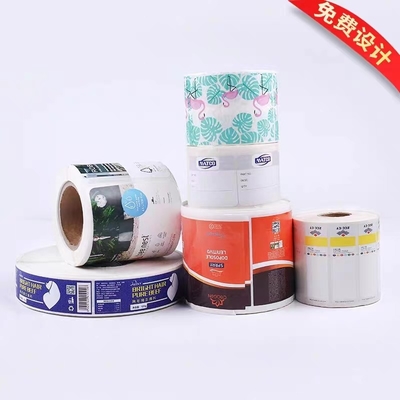 Waterproof UV Printed Logo Cosmetic Clear Vinyl Pvc Label Sticker Die Cut
