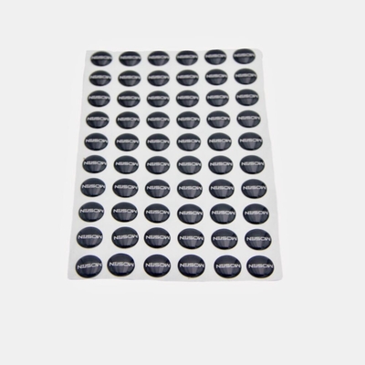3d Circle Clear Epoxy Dome Stickers Labels PP PVC PET Led