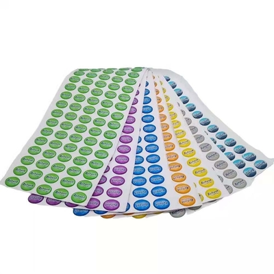 3d Circle Clear Epoxy Dome Stickers Labels PP PVC PET Led